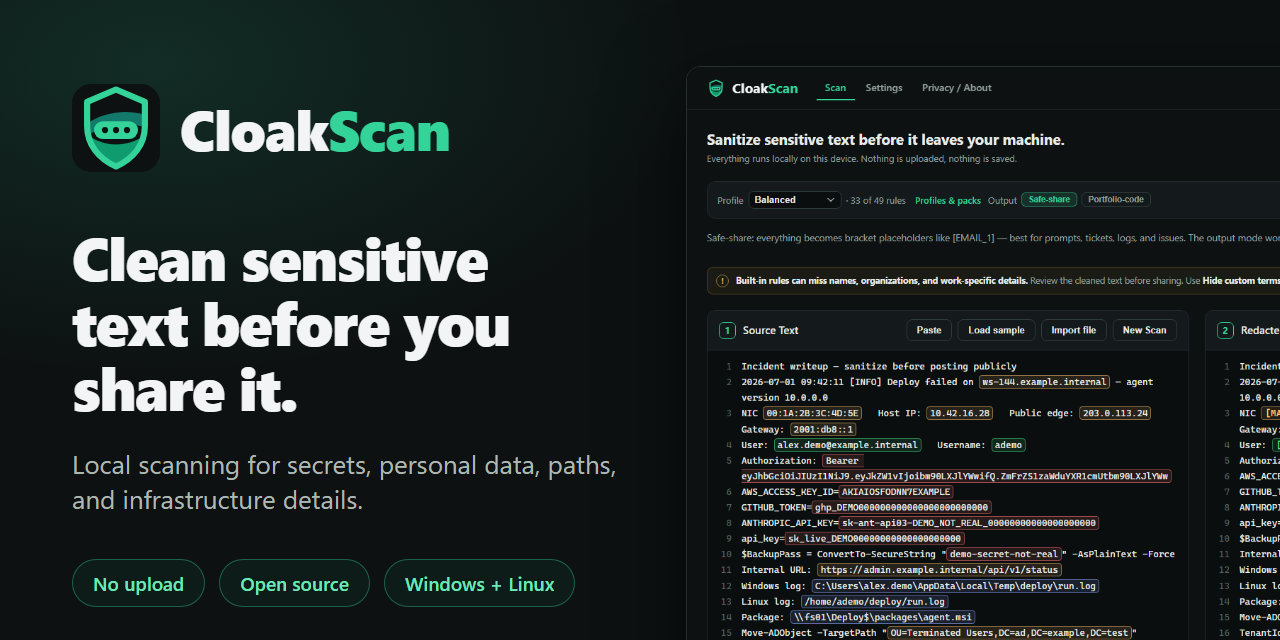 CloakScan